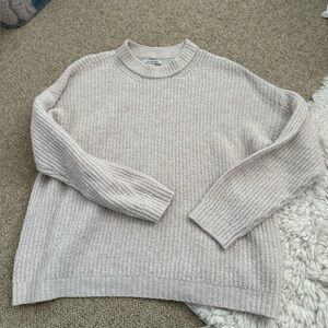 American Eagle Cozy Cream Sweater